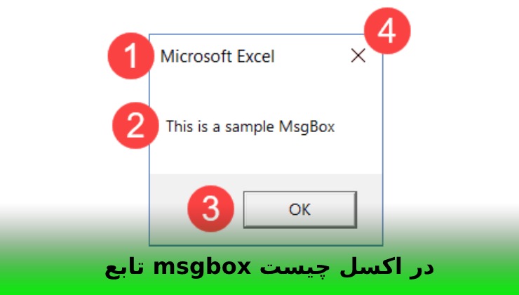 تابع msgbox در اکسل چیست